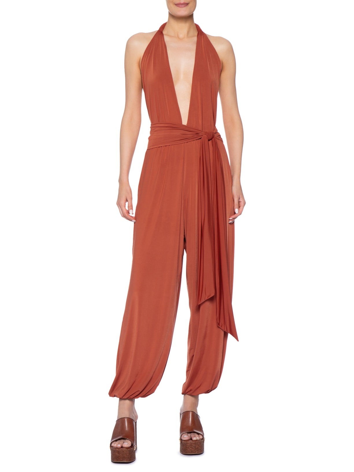 Macacão Feminino Frente Única Aladim Vermelho Animale