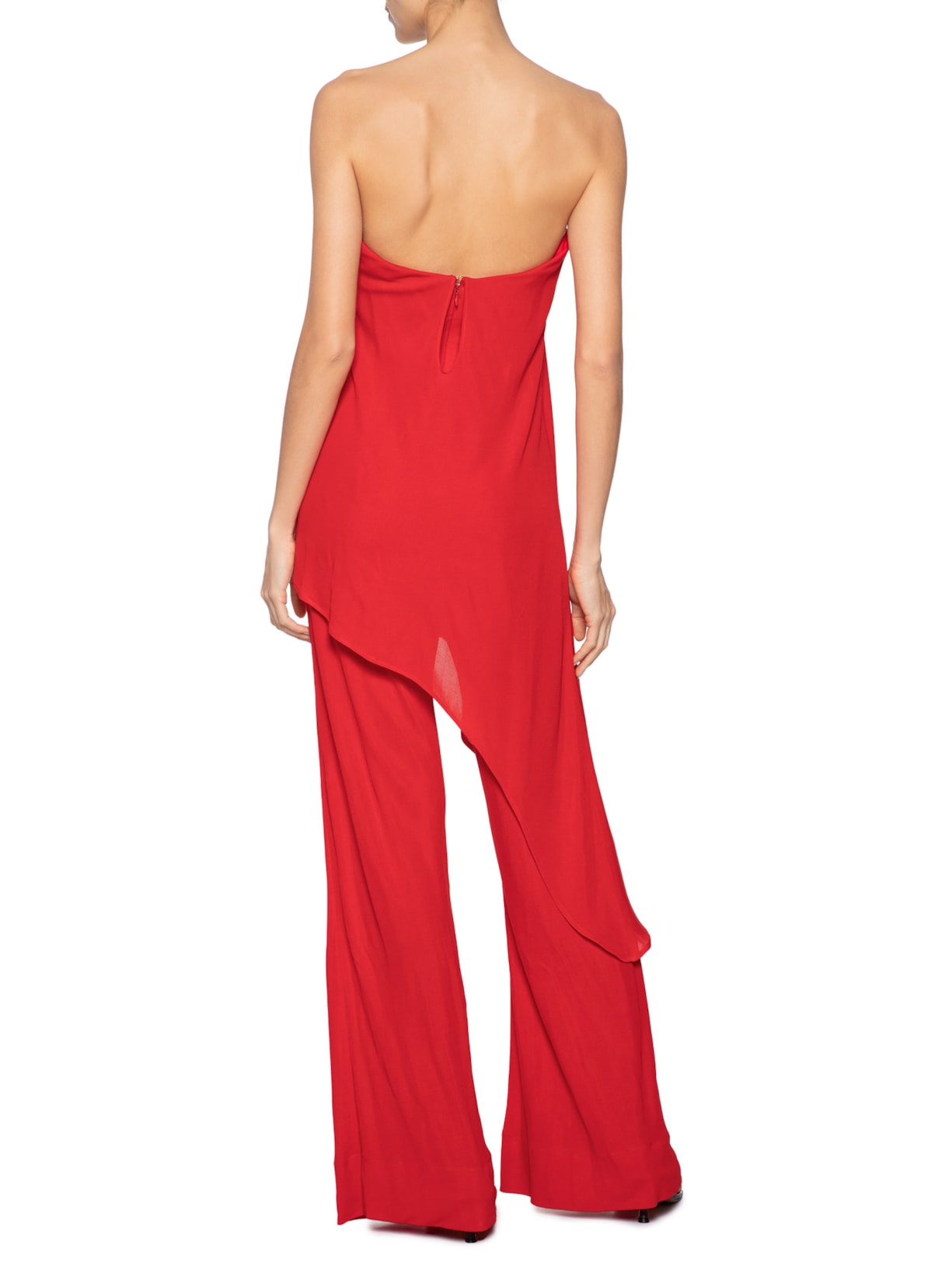 Macacão Feminino Gabriella Vermelho Carol Bassi