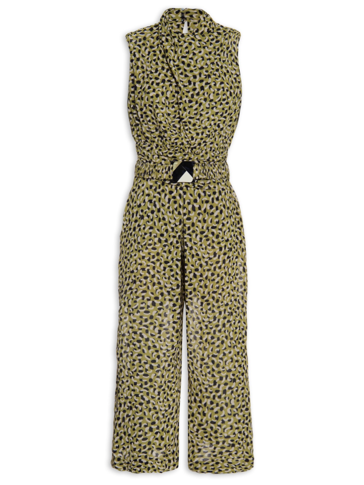 Macacão Feminino Geo Elos - Verde