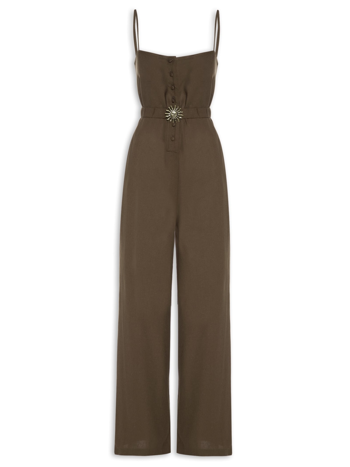 Macacão Feminino Iris - Marrom