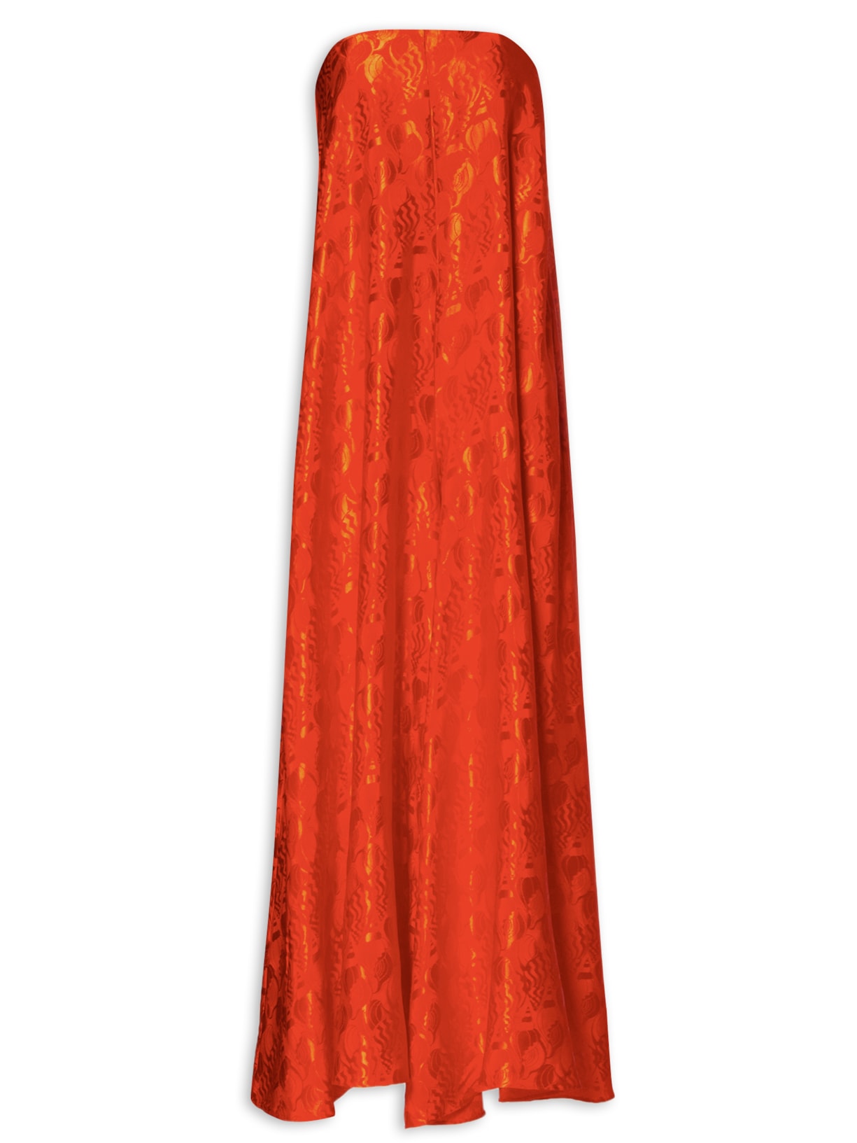 Macacão Feminino Jacquard Concha Do Mar - Vermelho