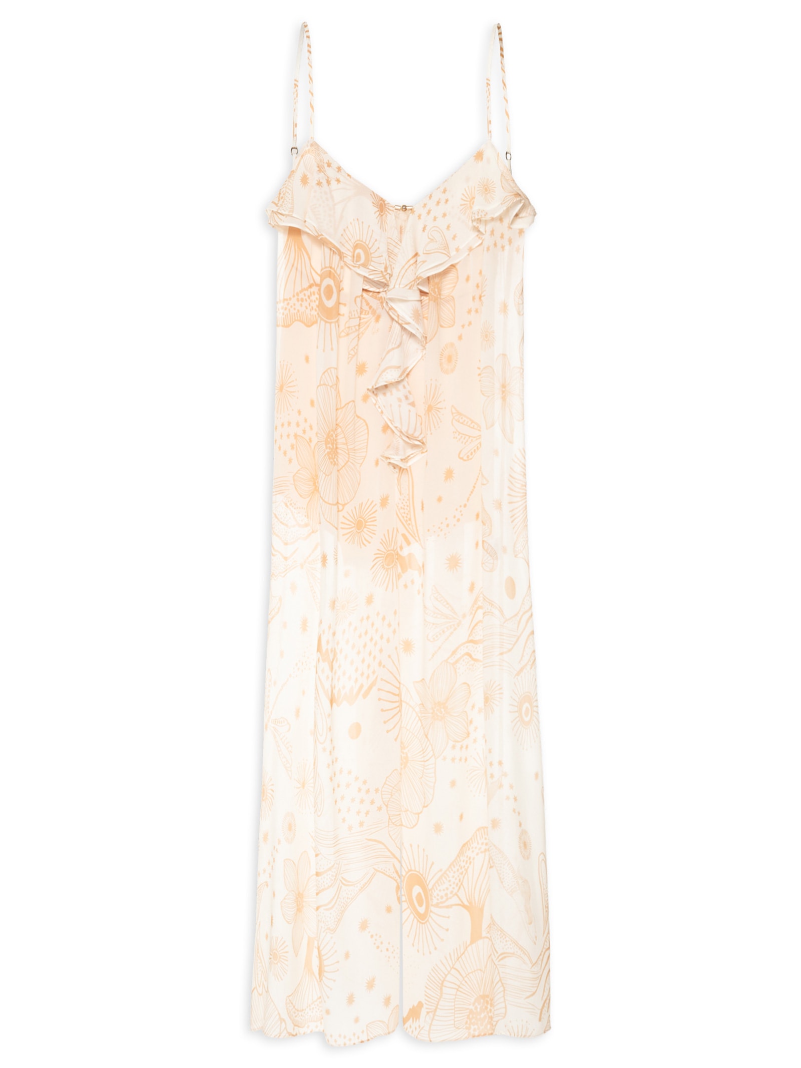 mikan Farm - Macacão Feminino Jardim Místico - Off White