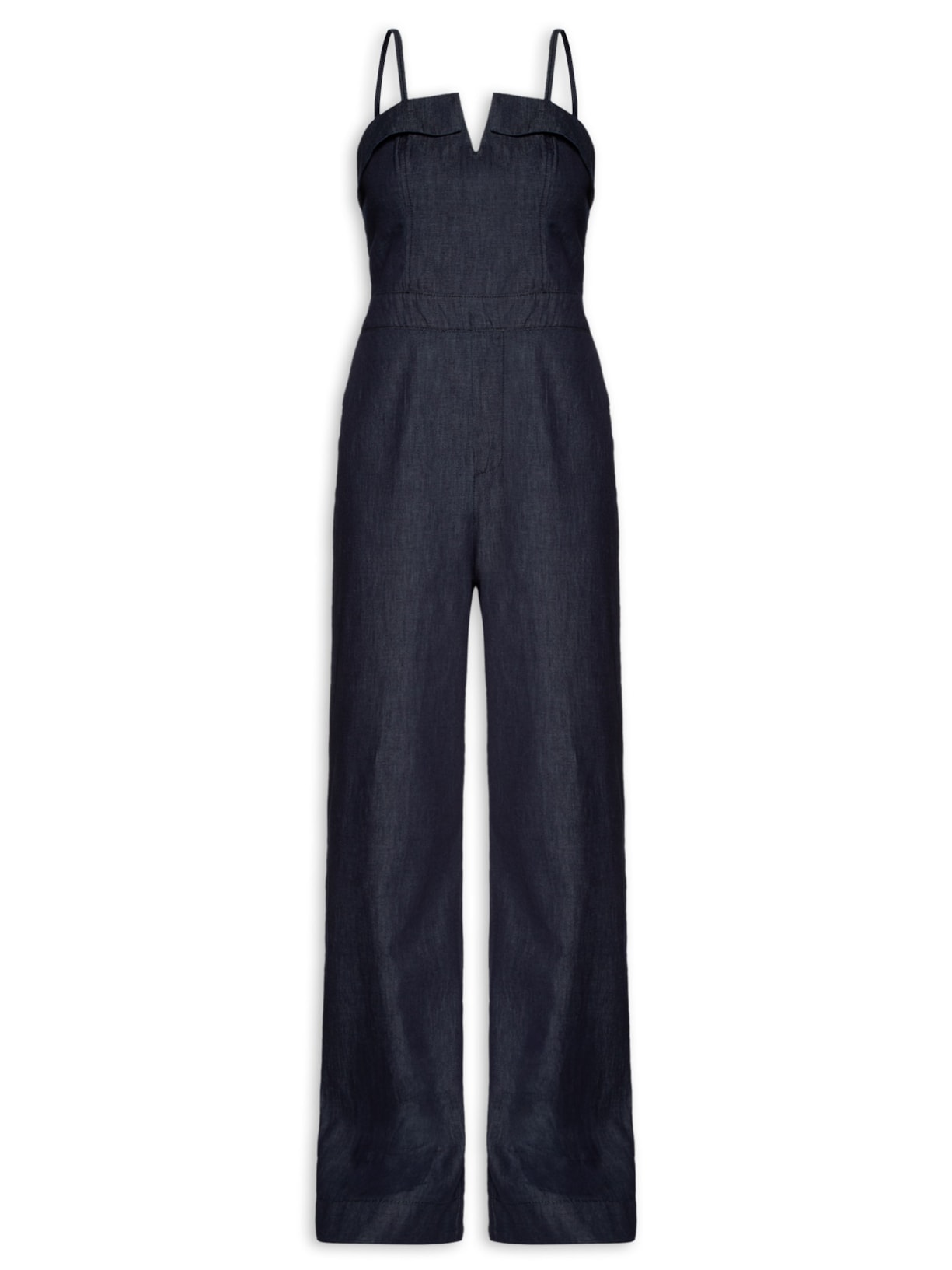 Macacão Feminino Jeans - Azul