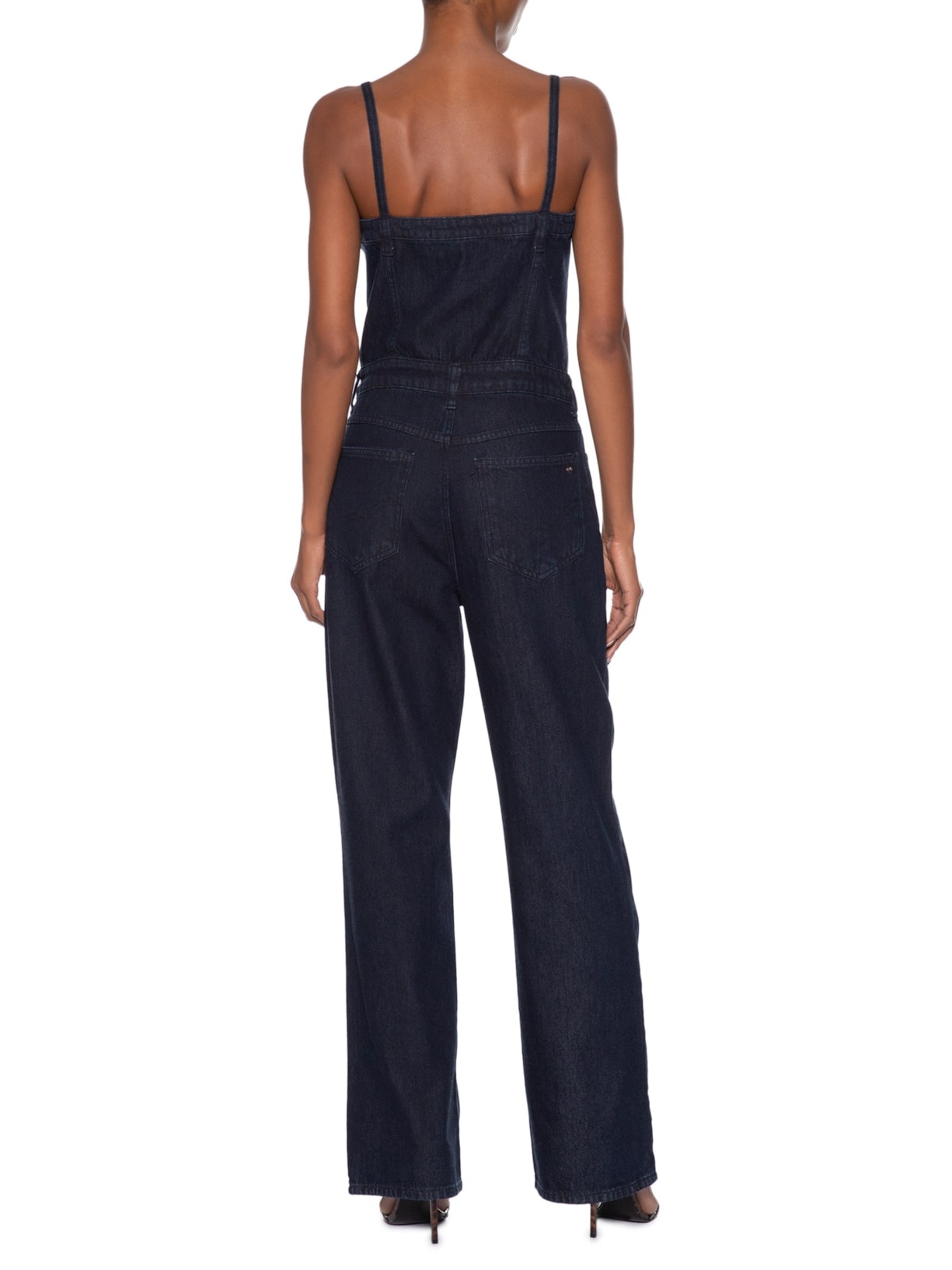 Macacão Feminino Jeans Azul   Forum