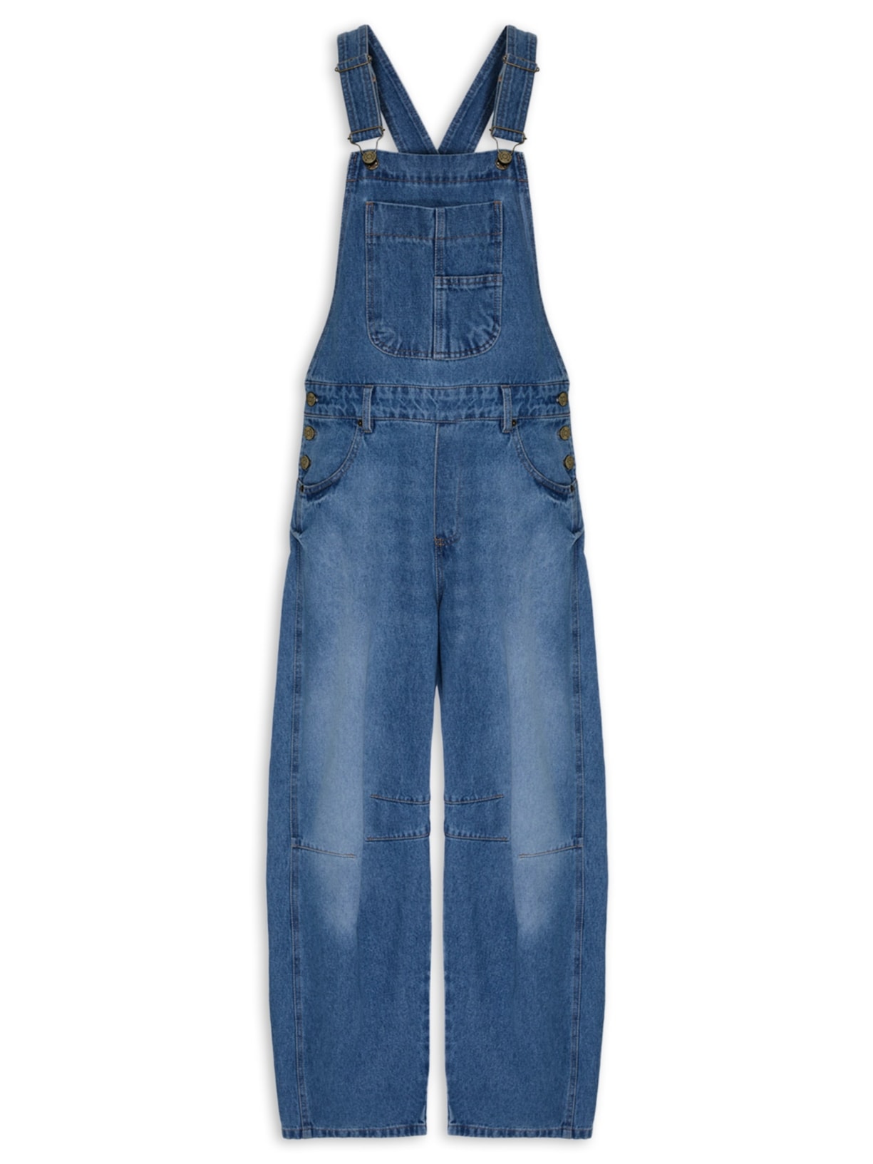 Macacão Feminino Jeans Barrel V26 - Azul