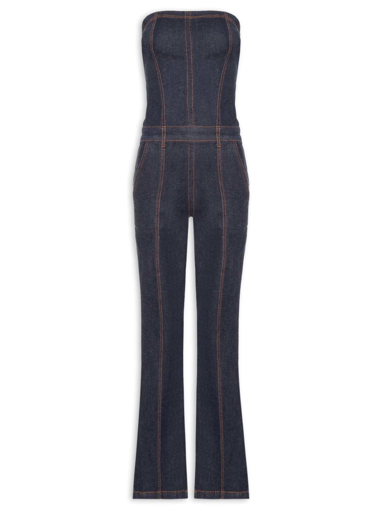 Macacão Feminino Jeans Confort Azul Dress To