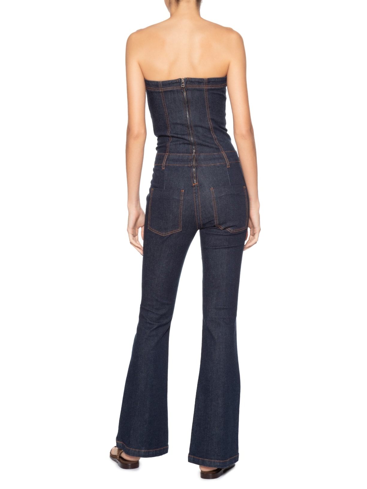 Macacão Feminino Jeans Confort Azul Dress To