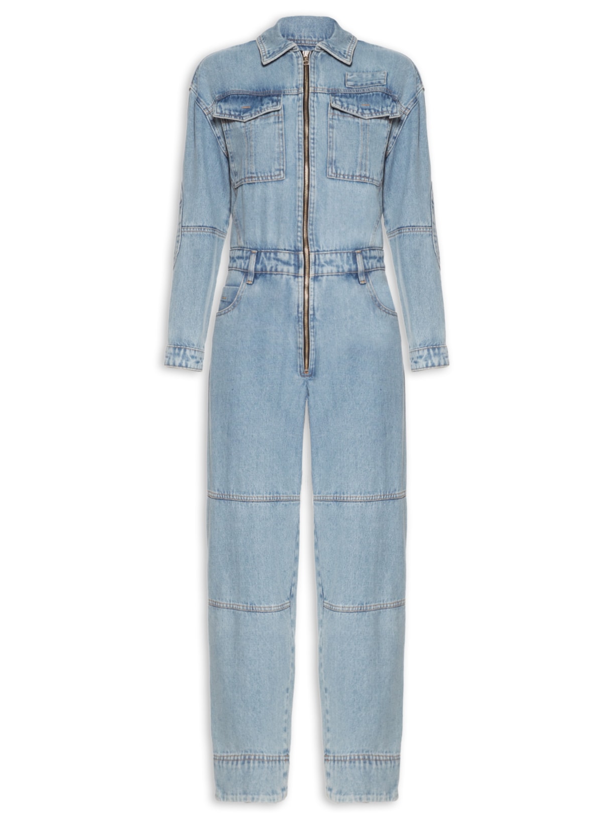 Macacão Feminino Jeans Lea - Azul