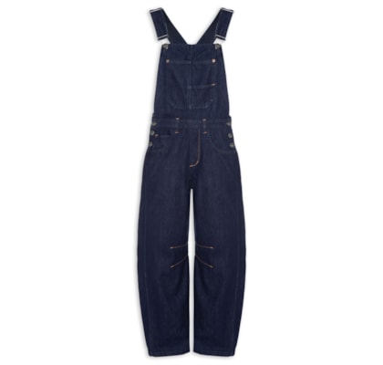 Macacão Feminino Jeans Livre - Azul