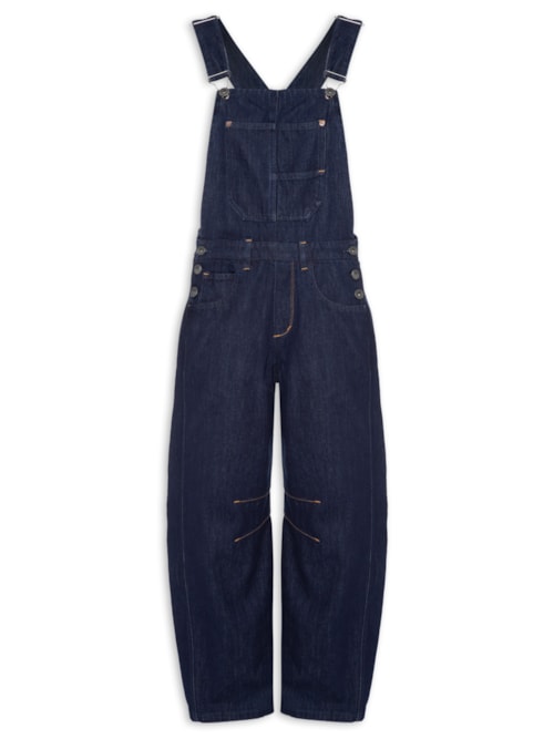Macacão Feminino Jeans Livre - Azul