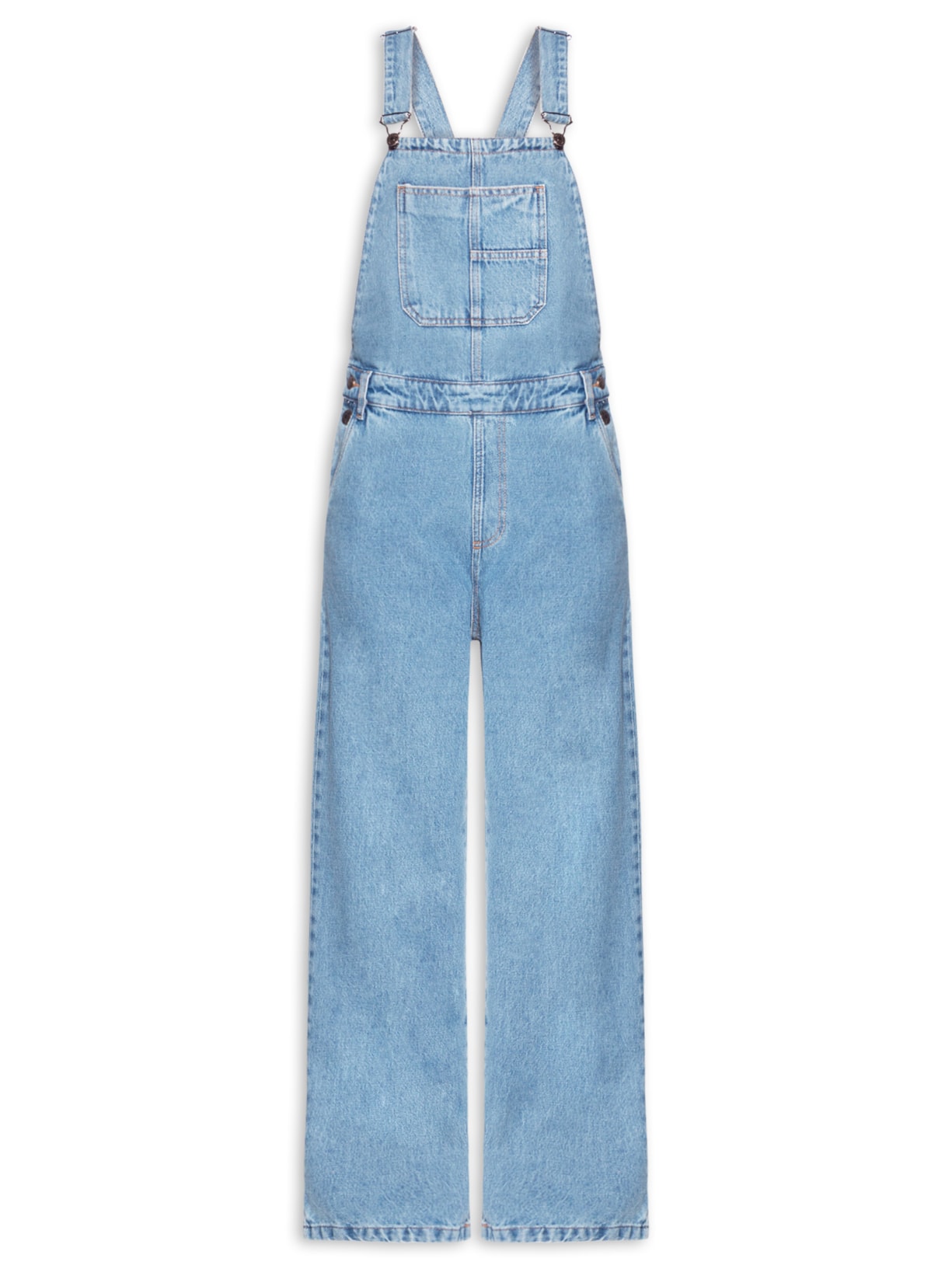 Macacão Feminino Jeans Oversized - Azul