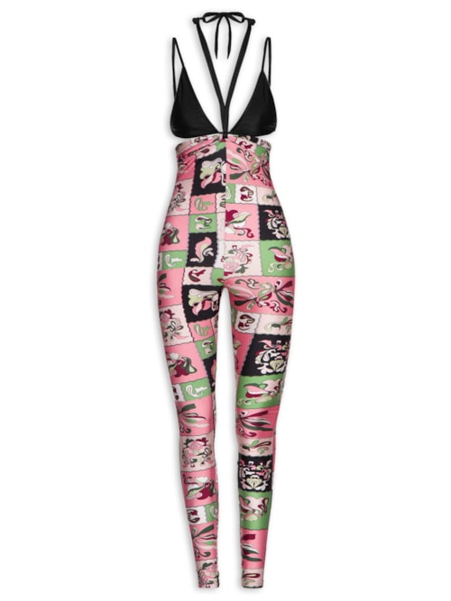 Macacão Feminino Jumpsuit Alça Dupla - Rosa