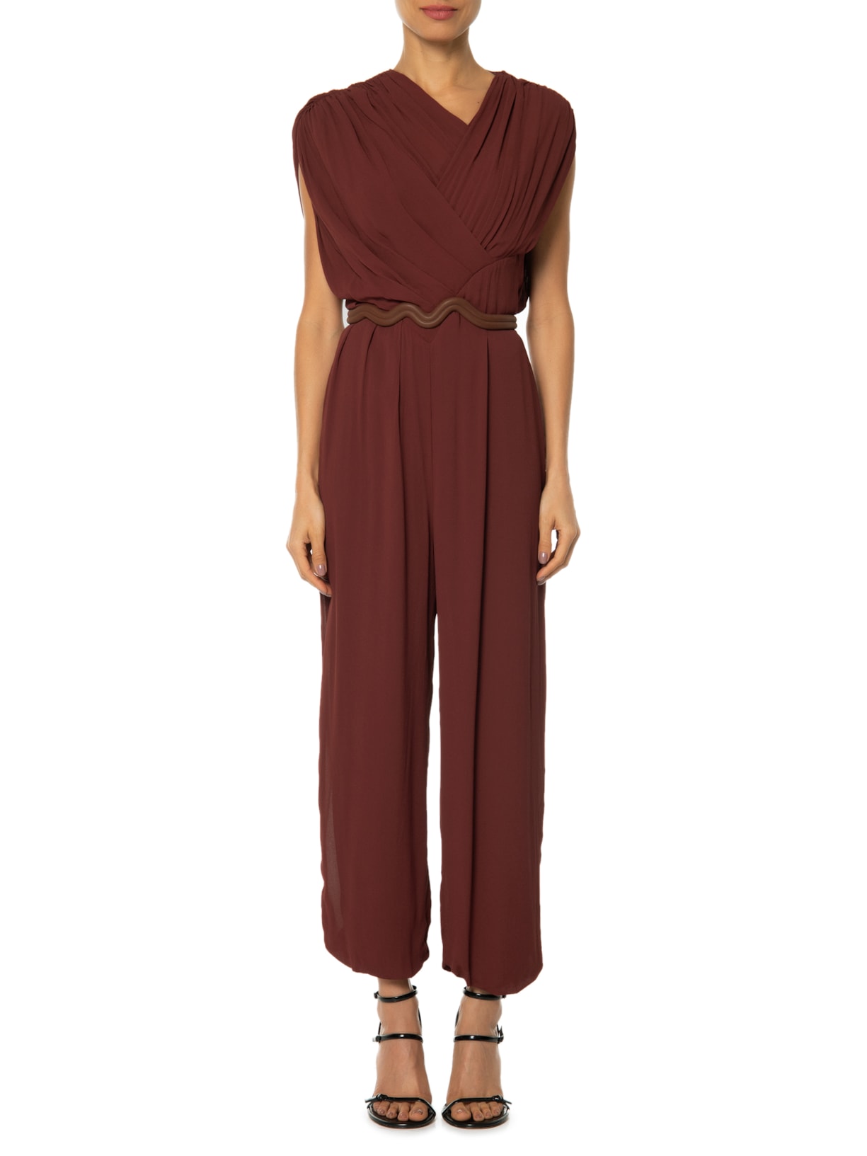 Macacão Feminino Layer Raiz Marrom Animale