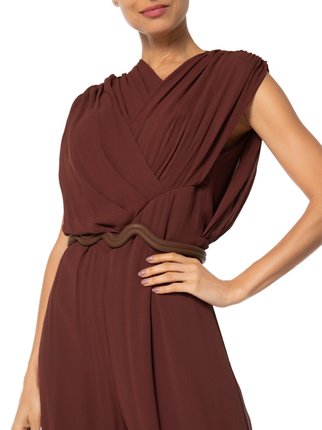 Macacão Feminino Layer Raiz Marrom Animale