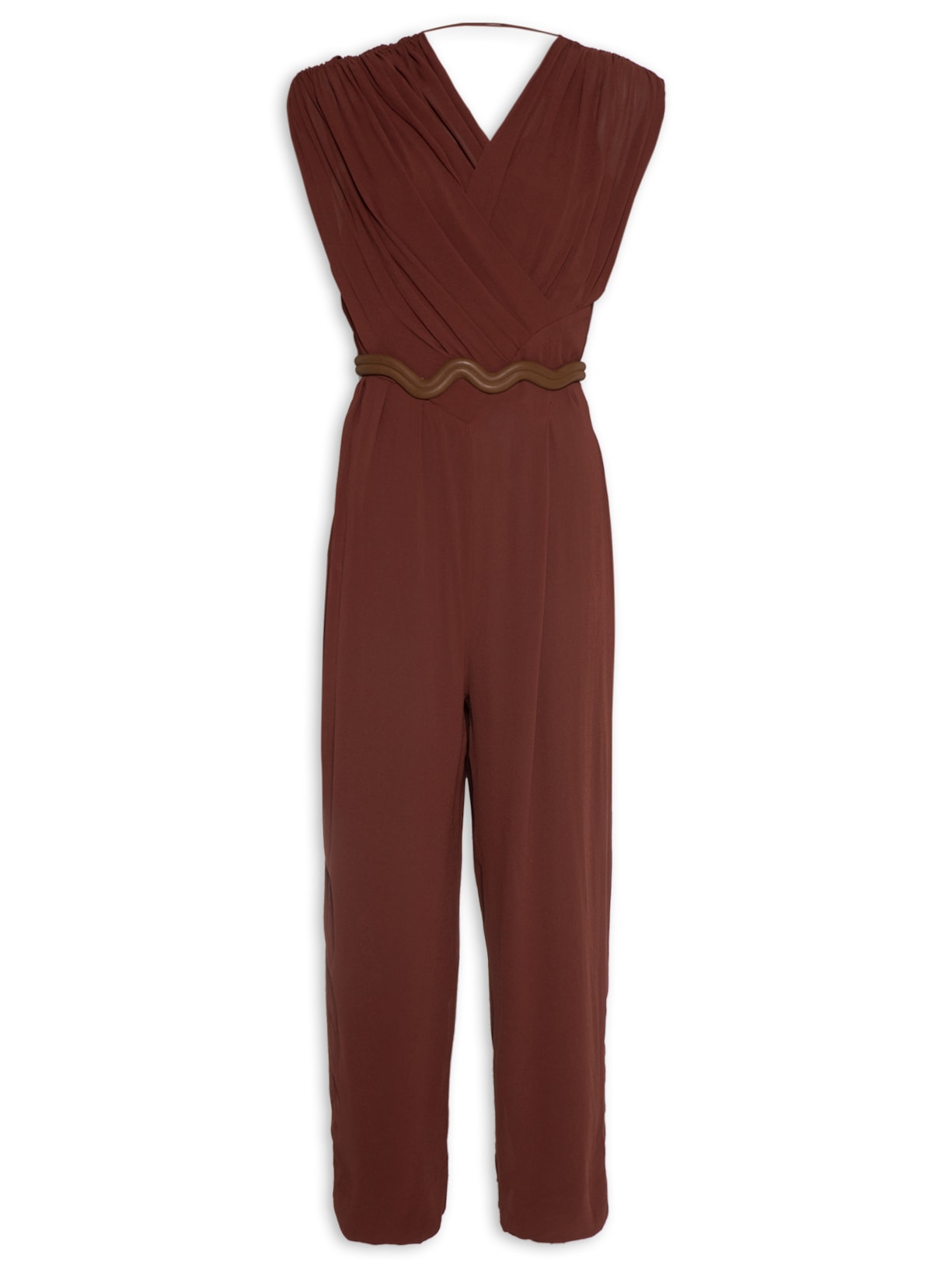 Macacão Feminino Layer Raiz Marrom Animale