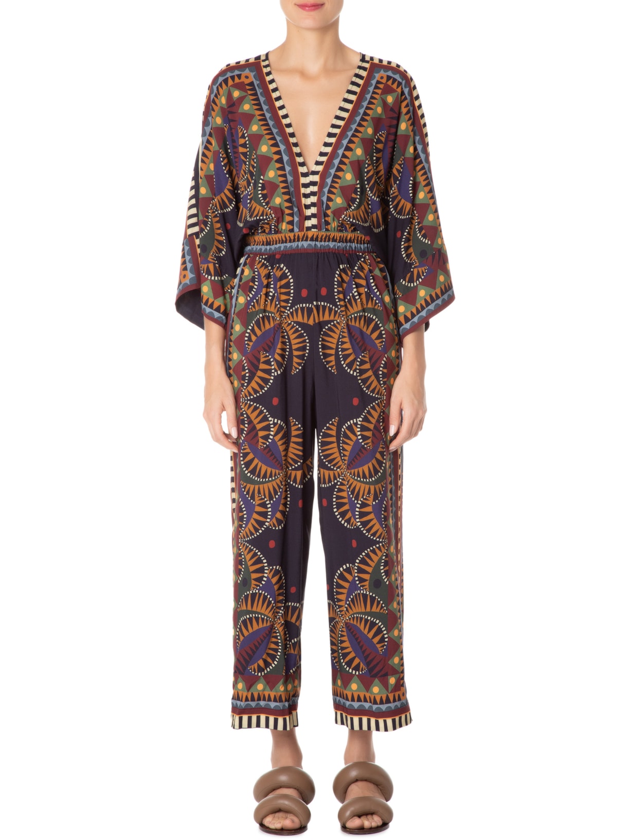 Macacão Feminino Lenço Real Azul Farm