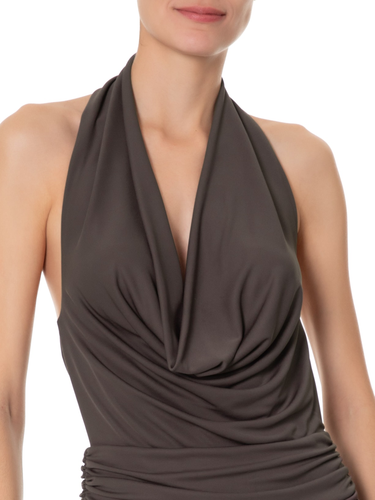 Macacão Feminino Leona Marrom Carol Bassi