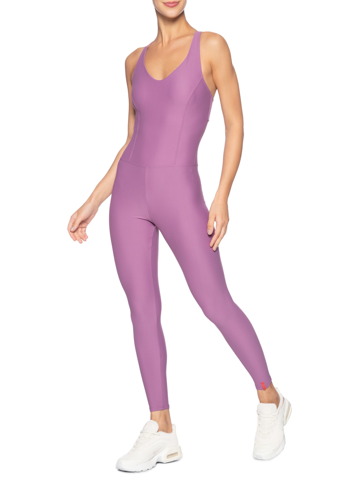 Macacão Feminino Liso Aura Roxo Body For Sure