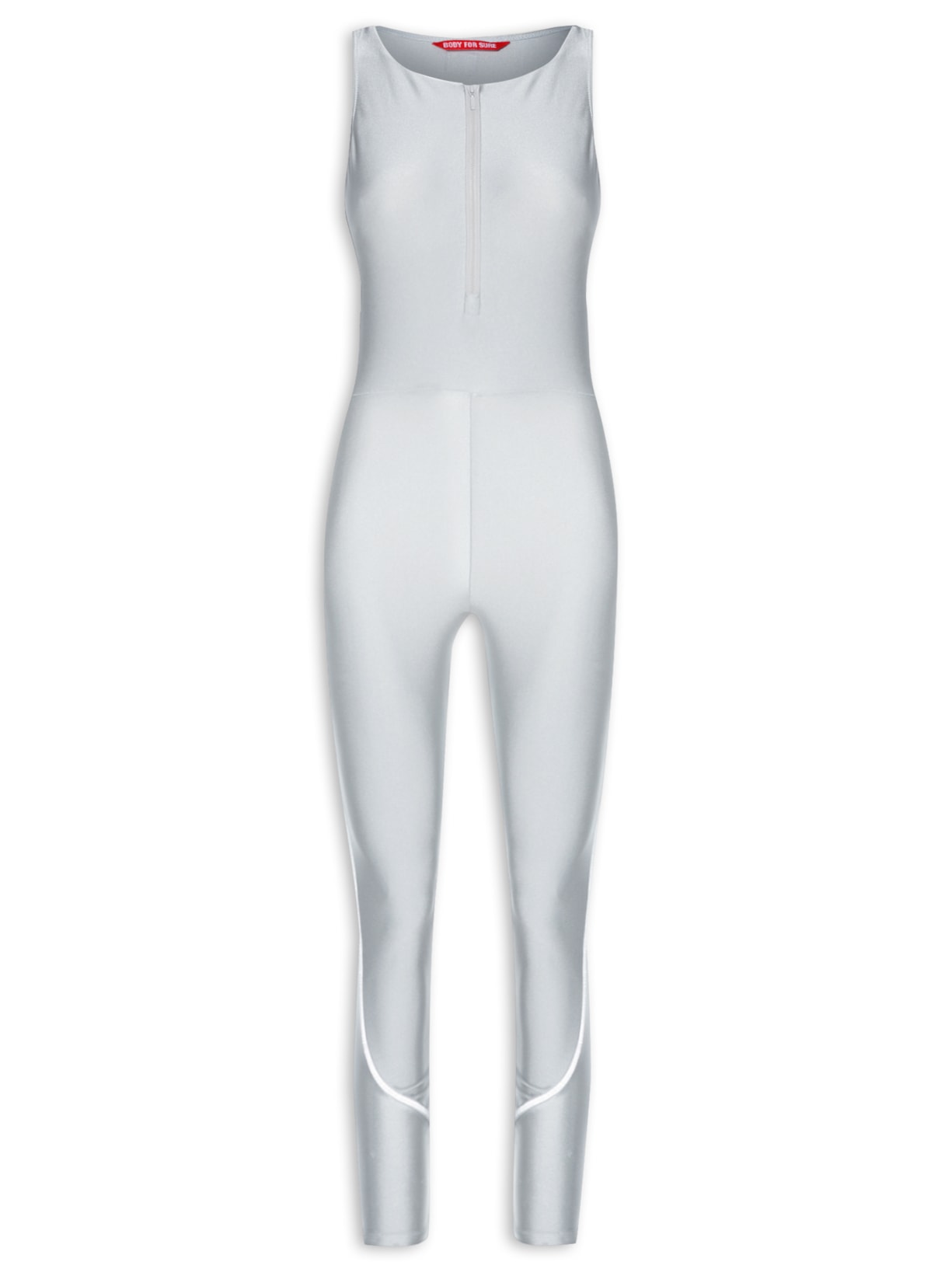 Macacão Feminino Liso Holistic - Cinza