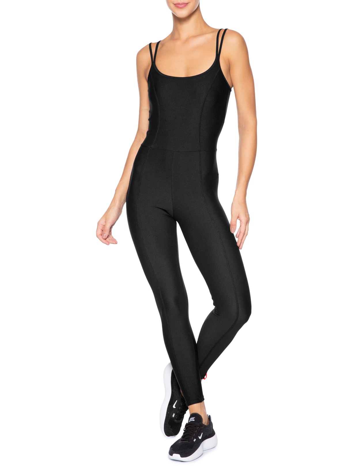 Macacão Feminino Liso Preto Body For Sure