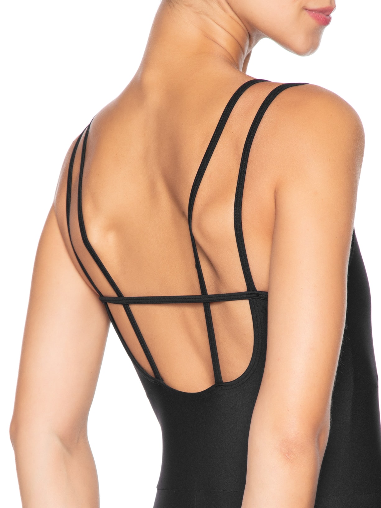 Macacão Feminino Liso Preto Body For Sure