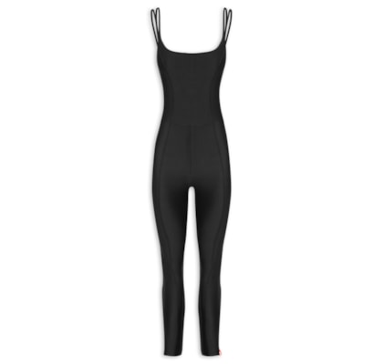 Macacão Feminino Liso - Preto