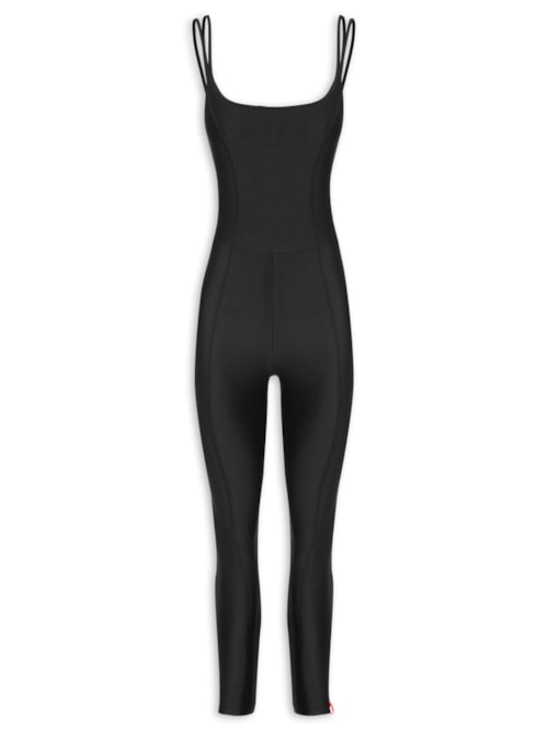 Macacão Feminino Liso - Preto