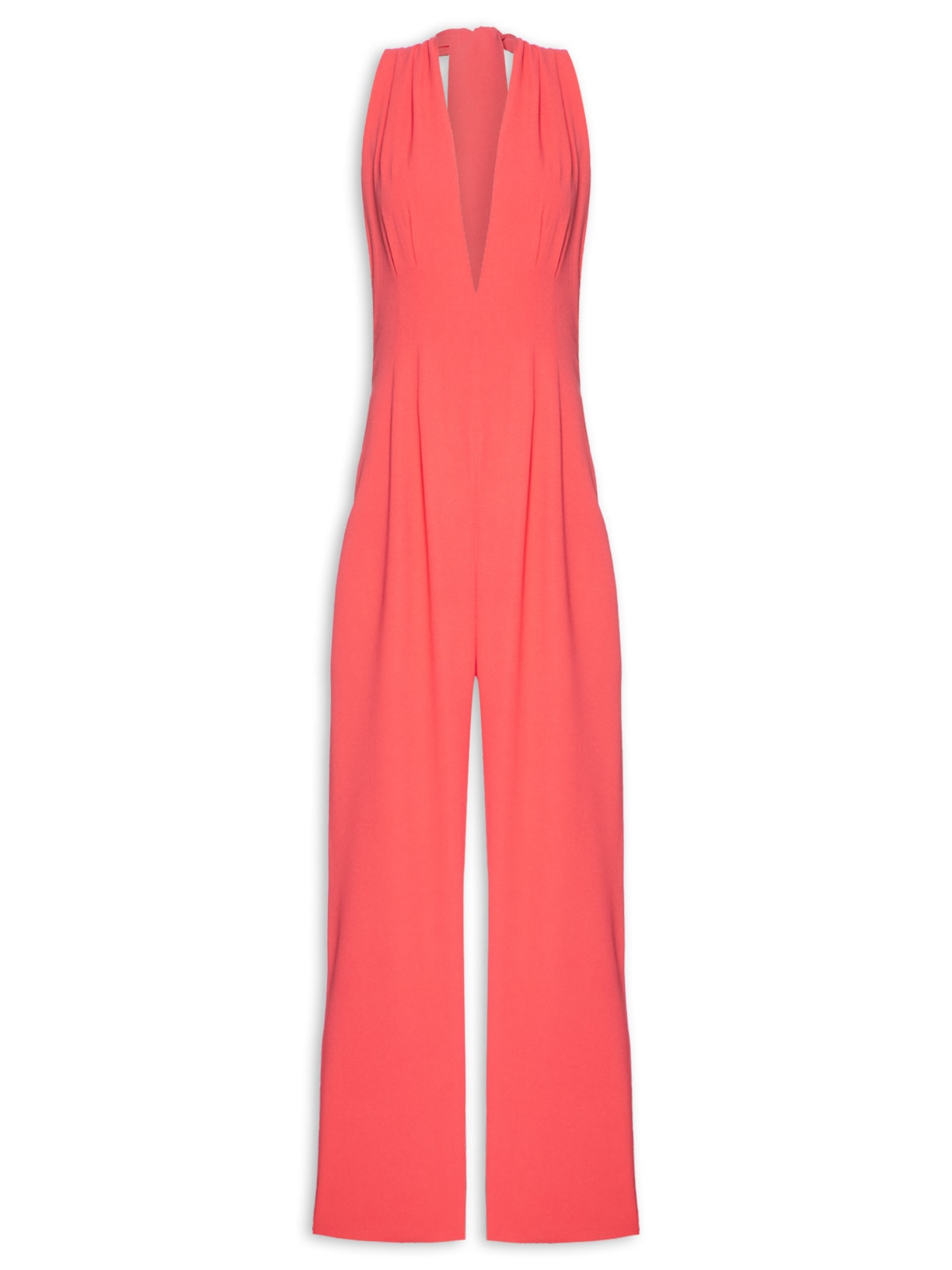 Macacão Feminino Longo Mistico Frente Única - Vermelho