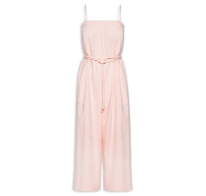 Macacão Feminino Loose Cambraia - Rosa