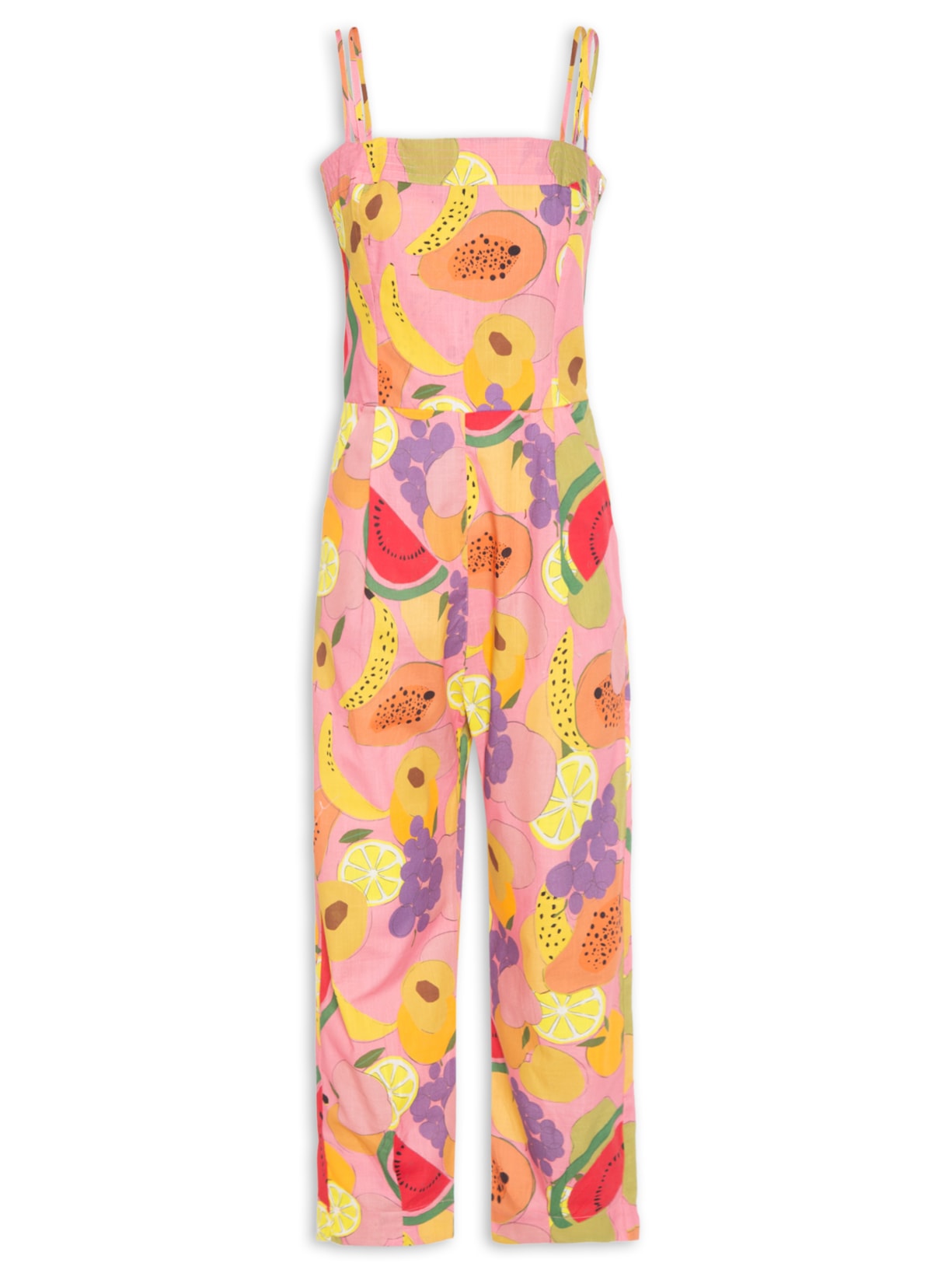 Macacão Feminino Lu - Rosa