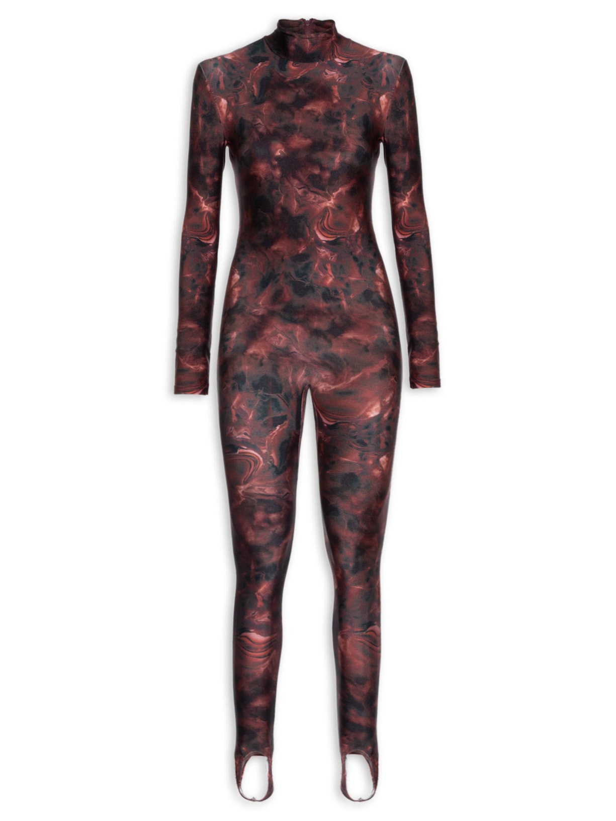 Macacão Feminino Lycra Pedras - Marrom