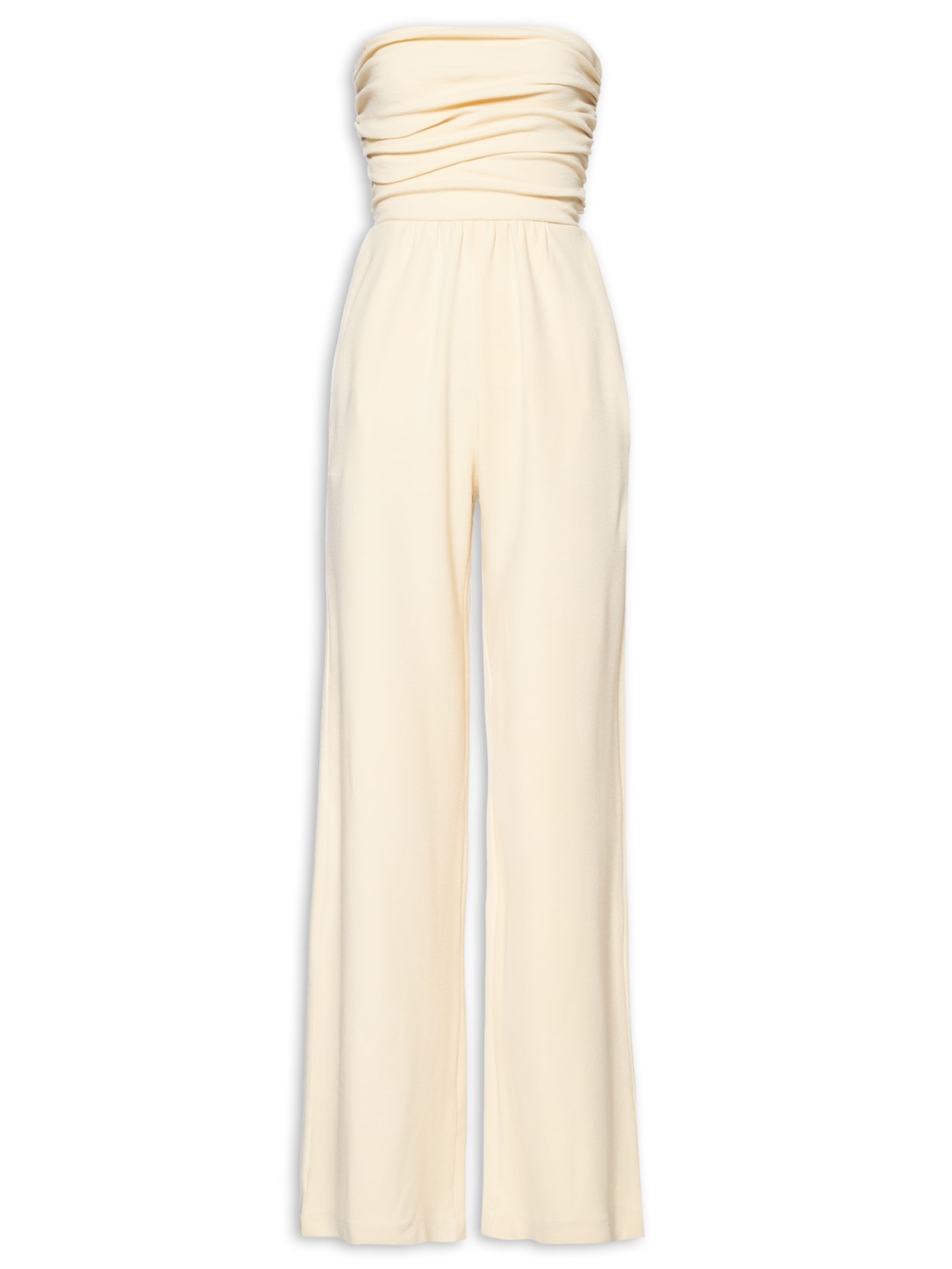 Macacão Feminino Malha Crepe - Amarelo