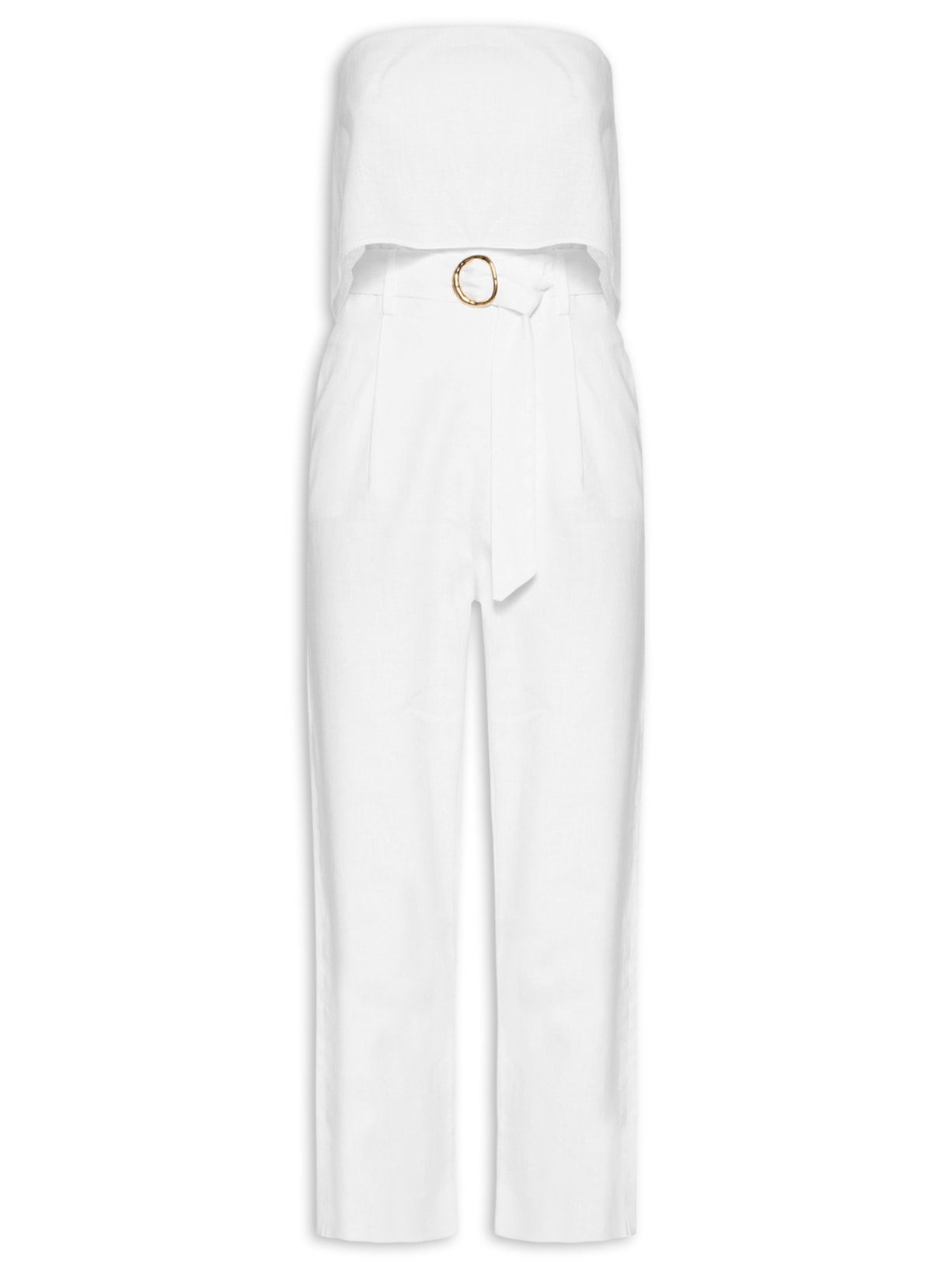 Macacão Feminino Marisa I Branco Le Lis