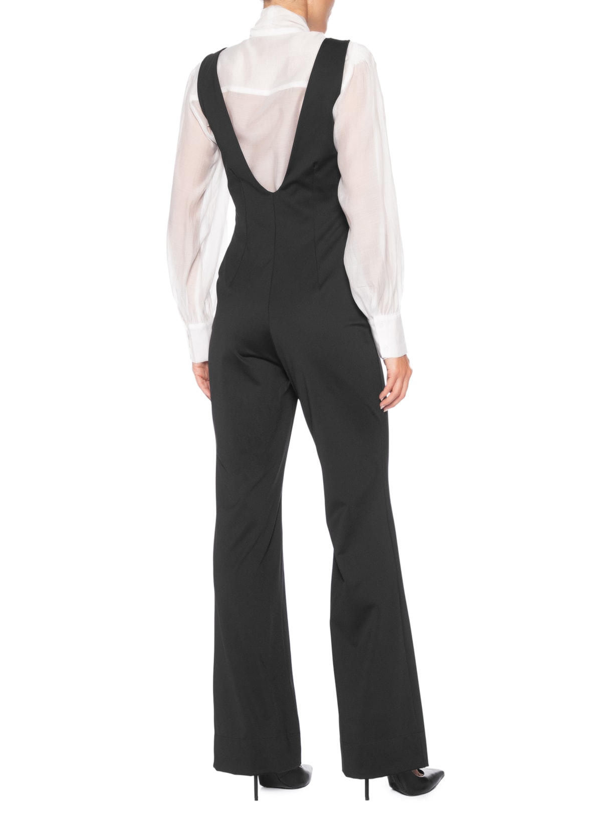 Macacão Feminino Matilde Preto Carol Bassi