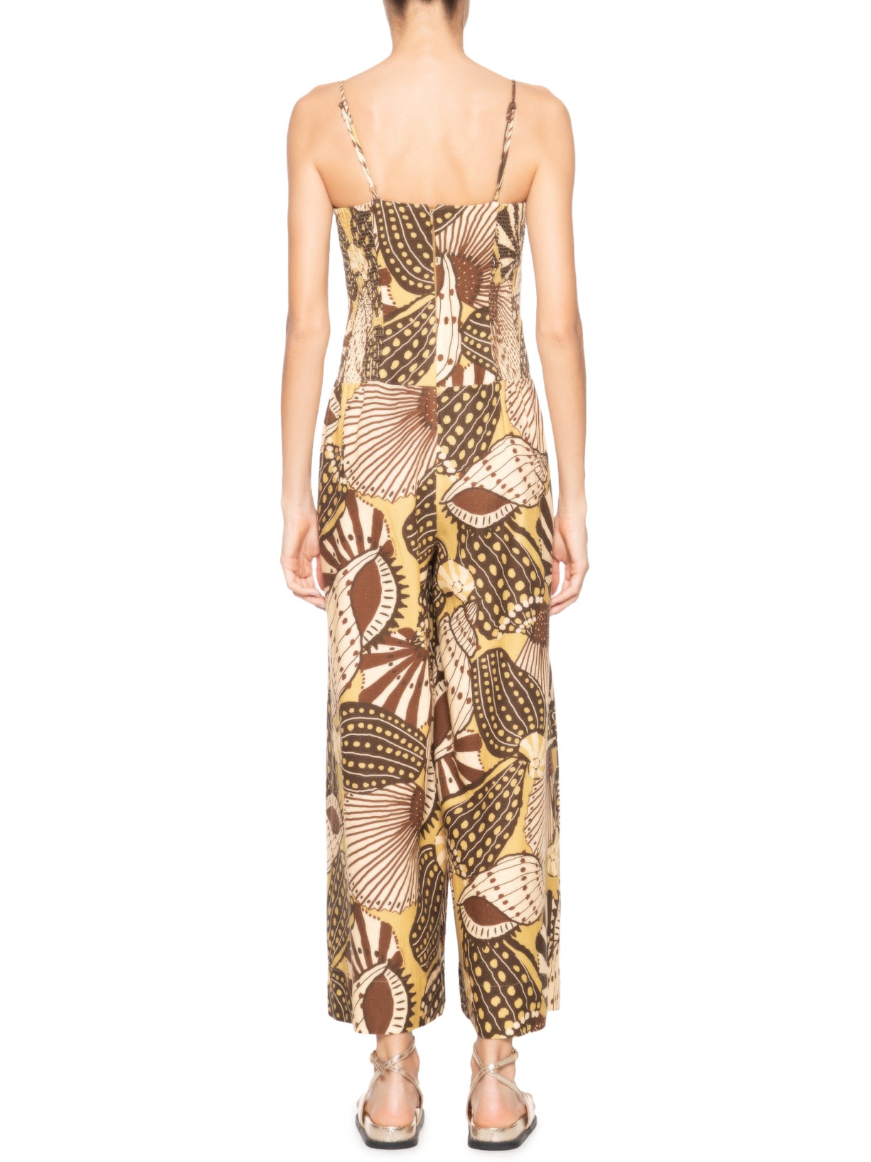 Macacão Feminino Mistura De Caju Marrom  Farm