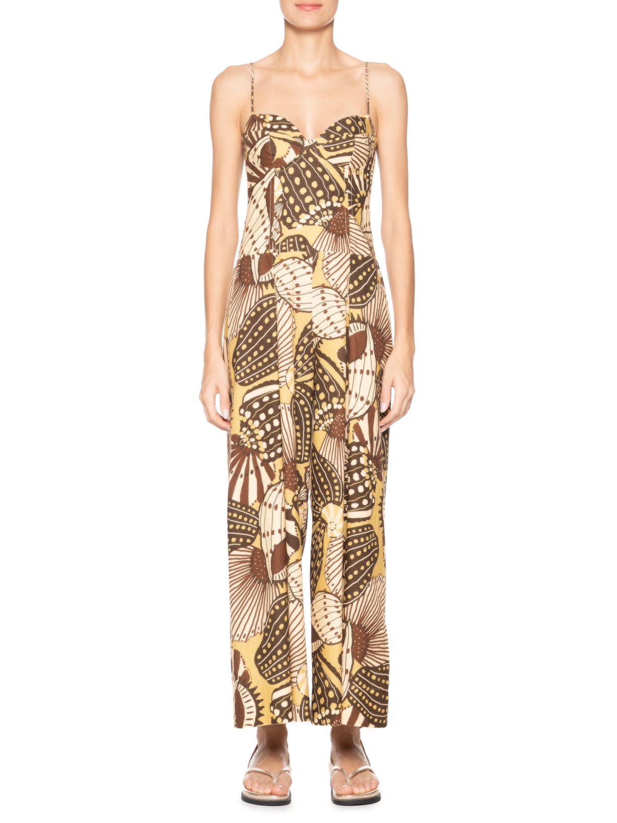 Macacão Feminino Mistura De Caju Marrom  Farm