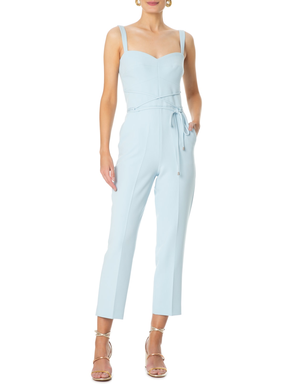 Macacão Feminino Naomi Azul Le Lis