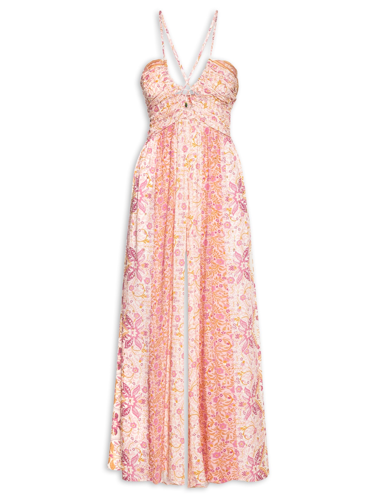 Macacão Feminino no Meu Jardim - Rosa