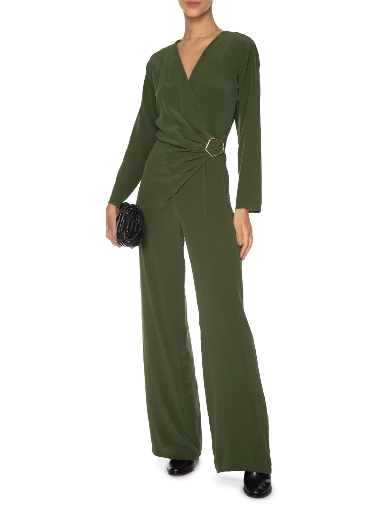 Macacão Feminino Olívia Verde Le Lis