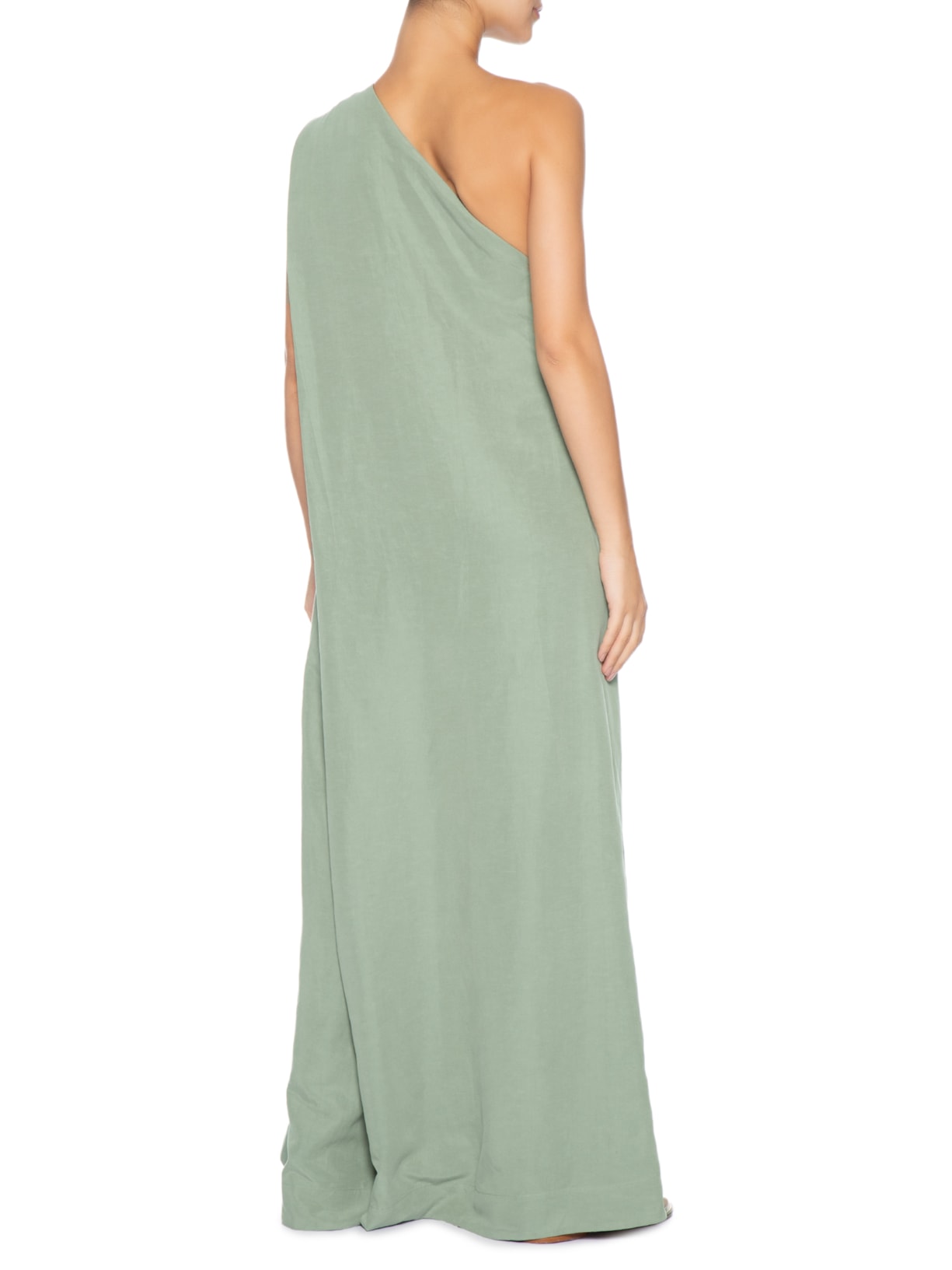 Macacão Feminino Ombro Linen Verde Osklen