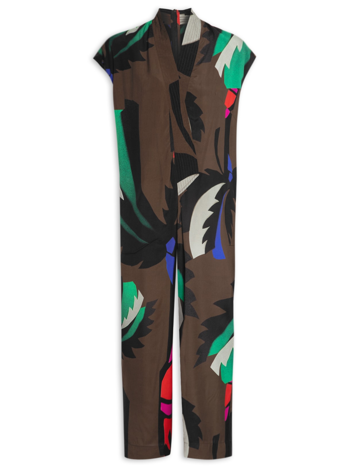 Macacão Feminino Palmeira Bahia - Marrom