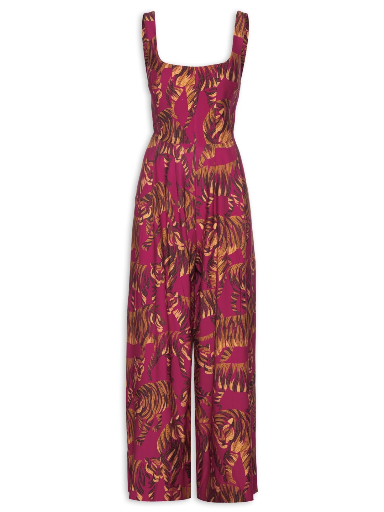 Macacão Feminino Pantalona Céu De Tigre - Rosa