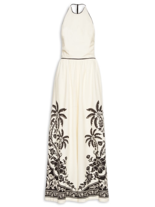 Macacão Feminino Pantalona Guanacaste - Branco