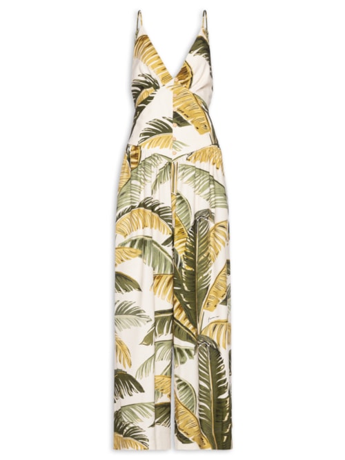 Macacão Feminino Pantalona Trancoso - Verde