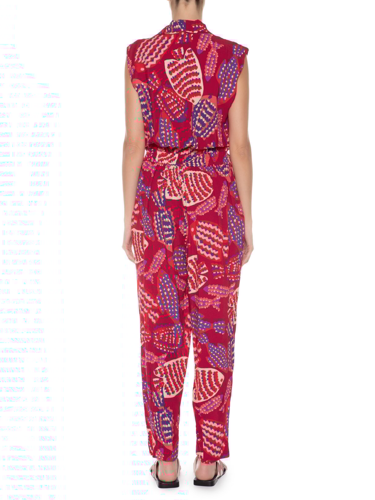 Macacão Feminino Peixin Vermelho Farm