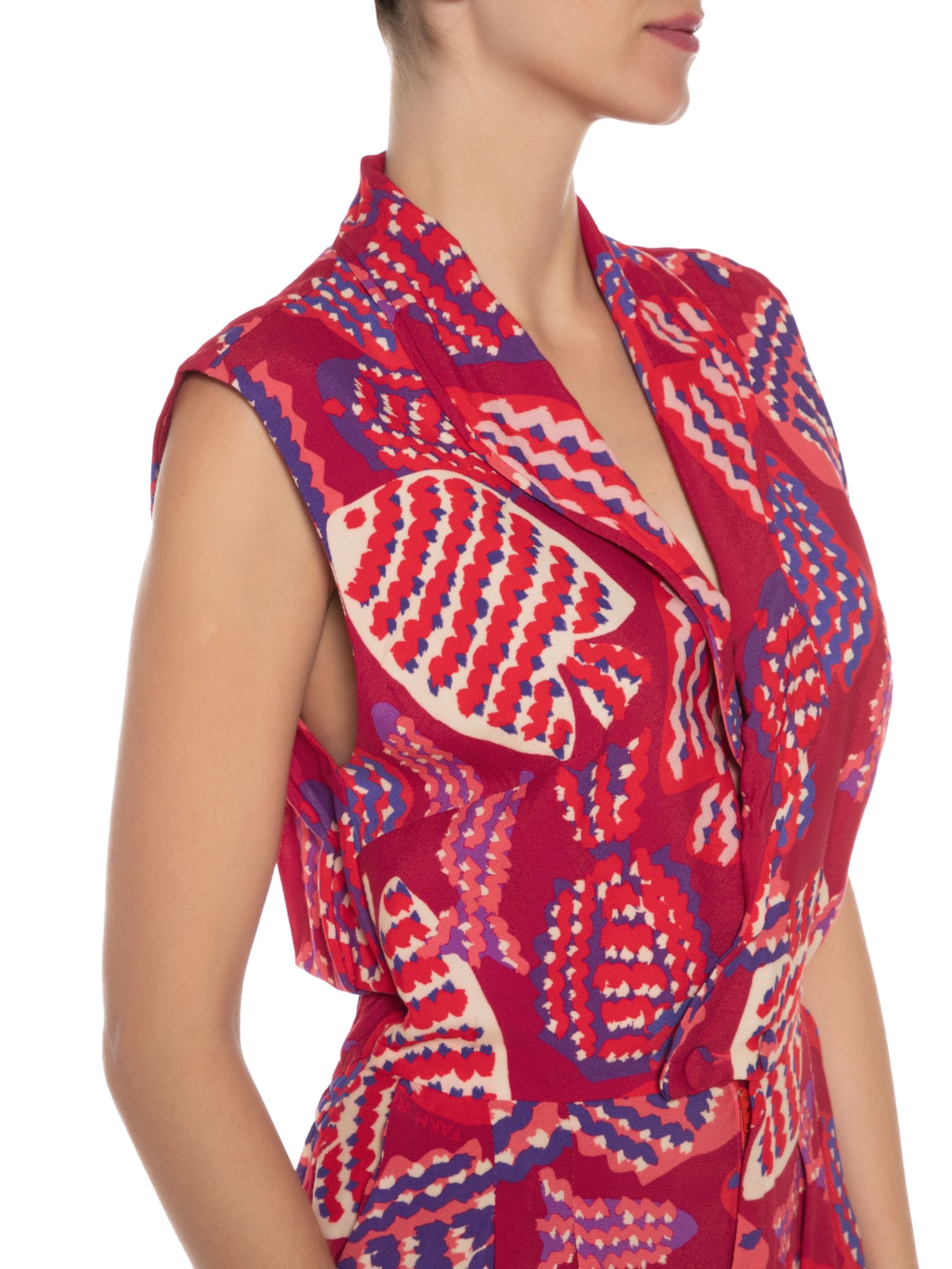 Macacão Feminino Peixin Vermelho Farm