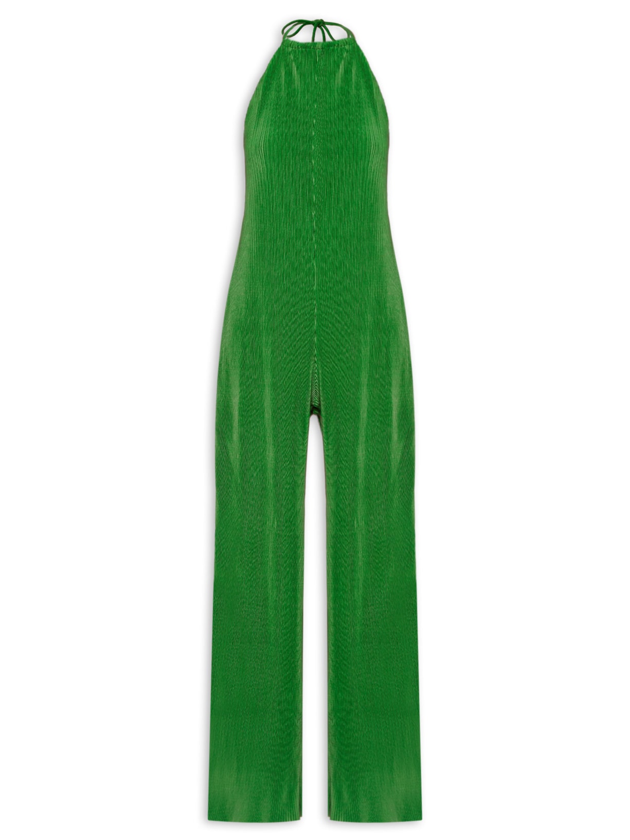 Macacão Feminino Plissado - Verde