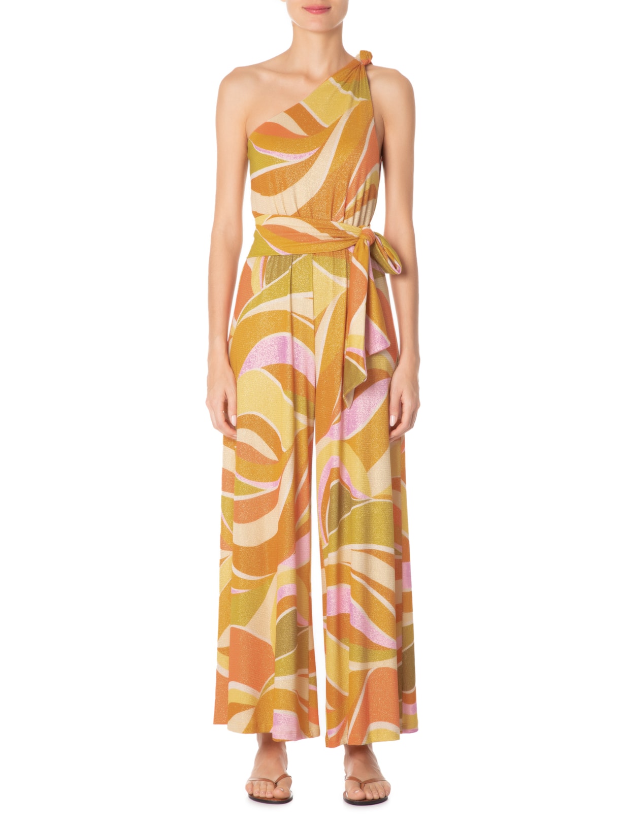 Macacão Feminino Qque Onda Amarelo Farm