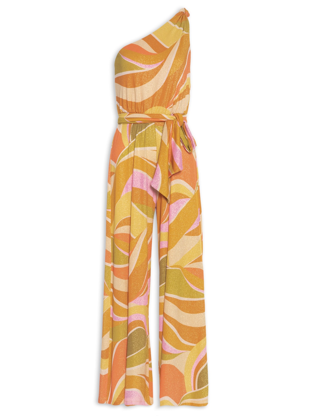Macacão Feminino Qque Onda - Amarelo