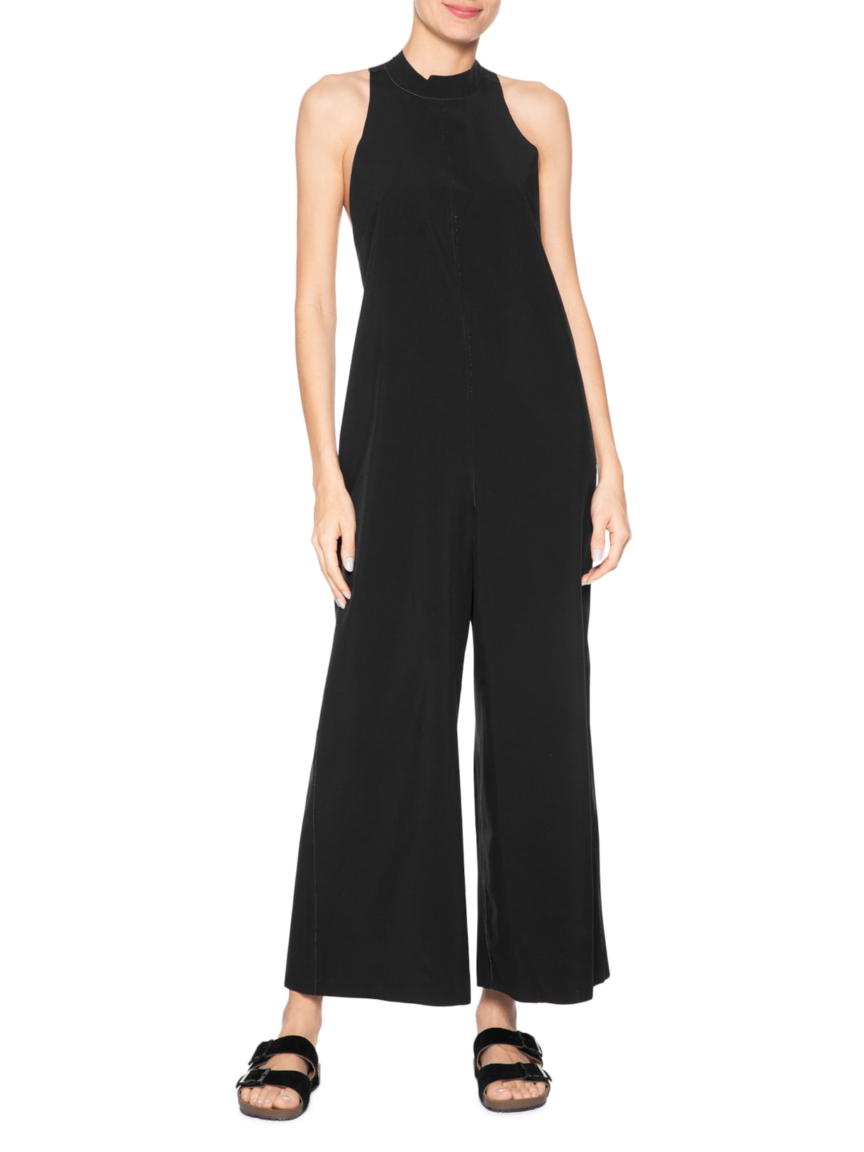 Macacão Feminino Raglan Superlight Double Face Preto Osklen